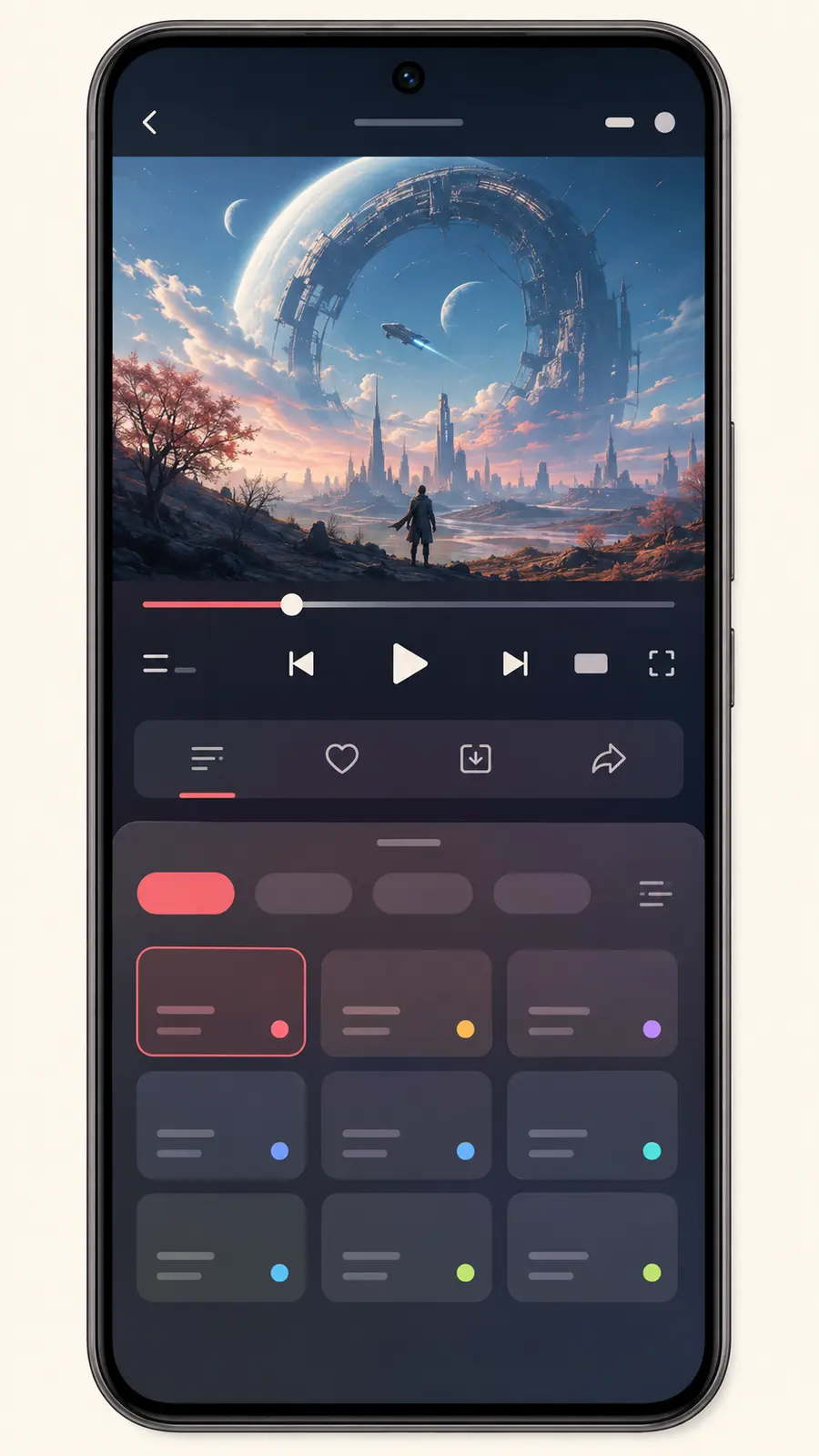 萝卜tv APP 详情界面